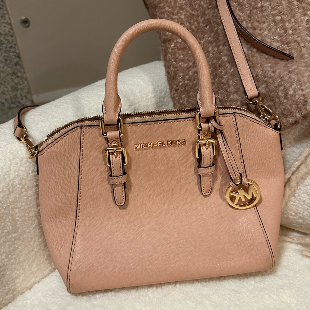 Michael Kors Ciara Saffiano Satchel